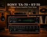 Sony TA-70 + ST-70 Rare Vintage Stereo Amplifier Tuner Setup. Fixed Price $2499.00.