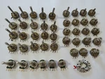 39 Pcs. Vintage Allen Bradley Type J & Ab Potentiometers Lot Parts. Fixed Price $74.99.