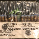 RC42GF681J - Allen Bradley 680 Ohm 5% 2W. Fixed Price $8.01.