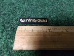 Infinity Gold Speaker Badge Emblem Logo Name Plate 7S1. Fixed Price $19.99.