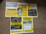 Vintage Finco Finney Co. Antenna, Booster, Amplifier Ads : Lot 5, 65-3, Uvf. Fixed Price $15.00.