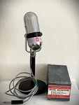 1960'S Mini Rca 77 Style Dynamic Microphone, Broadcast-quality Upgrade, W/stand. Fixed Price $225.00.