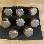 8 X Vintage Allen Bradley Type J Sealed Potentiometer Pods. Fixed Price $38.71.
