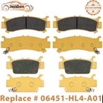 Front Rear Heavy Duty Brake Pads For Honda Replaces 06451-HL4-A01 06431-HL4-A01. Fixed Price $55.99.
