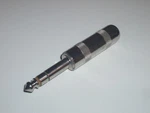 Switchcraft 297 1/4" Stereo Trs 3 Cond Shielded Microphone Plug Wcable Clamp Nos. Fixed Price $17.95.