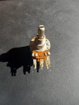 Vintage 1966 100K Ohm Centralab 2W Linear Taper Panel Dual Potentiometer. Fixed Price $19.00.