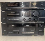 Vintage Sony LBT-D105 Hi-fi Stereo System Dual Cassette Receiver. Fixed Price $125.00.