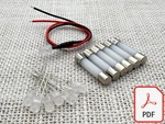 Harman Kardon 330B Replacement Led Lamps Lights Bulbs Kit Set With Instructions. Fixed Price $39.50.