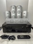 Technics Model SA-AX720 & Panasonic 5-PC Surround Sound Speakers. Fixed Price $99.99.