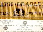 50 Allen Bradley Carbon Comp Resistors 180OHM 1/2W 5%. Fixed Price $19.99.