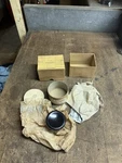 New Nos Telephone Electric Signal Corps U.s. Army Mouth Receiver R-22-A Part Box. Fixed Price $49.99.