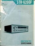 Sony Model STR-6200F Stereo/ Fm-am Receiver Service Manual. Fixed Price $37.98.