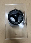 Vintage AT-50H Violet L-8 Ohm Volume Control Knob W/ Clear Backplate. Fixed Price $20.00.