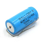 Mallory Electrolytic Capacitor TC58A 40 Mfd 250 Vdc. Fixed Price $12.58.