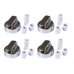 Universal Control Knob Silver Generic Design X4 & 12 Adapters. Fixed Price $7.95.