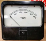 Simpson Dc Voltmeter 2500V Panel Vtg High Voltage Gauge Usa Working. Fixed Price $65.00.