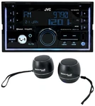Jvc KW-R950BTS 2-DIN Car Stereo Cd Receiver W/ Bluetooth/xm Ready+home Speakers. Fixed Price $169.00.