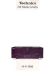Technics - Brochure Catalogue Katalog 1990 Language: English. Fixed Price $9.28.