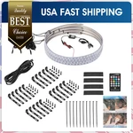 Pack Of 4 15.5'' Rgb Wheel Ring Led Light For Truck Car Rim Bluetooth App. Fixed Price $46.99.