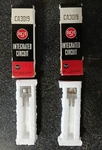 Lot Of 2 Vintage Rca CA3019 Integrated Circuits Nos Nib. Fixed Price $9.95.