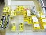 Plastic Assortment Tray Of Ecg Component Sylvania Diode 125 130 138A 142A. Fixed Price $50.00.
