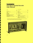 Tandberg Tcd 440A User Manual (translated Into English). Fixed Price $16.95.