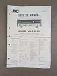 Jvc Model VR-5535X Fm/am Stereo Receiver Service Manual D-2758. Fixed Price $54.95.