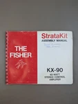 The Fisher Stratakit KX-90 40 W Stereo Control Amp Assembly Manual D-1062. Fixed Price $150.00.