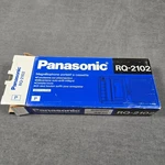 Vintage Panasonic RQ-2102 Portable Cassette Tape Recorder Silver Slim Line Unit. Fixed Price $99.99.