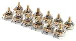 12X Taot Cts 250K Pot 1/4 Short Solid Shaft Audio Taper Vintage Dish Back. Fixed Price $55.89.