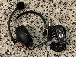 Clear-com SMQ-1 "que-com" Single-ear Headset And Beltpack Intercom System. Fixed Price $99.00.