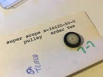 Superscope / Marantz X-34620-50-0 Pulley Assembly X-34910-20-0 *new Old Stock*. Fixed Price $19.00.