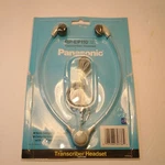 New Vintage Panasonic Transcriber Headset RP-EP110 Gray 1/8 Mono Jack. Fixed Price $45.15.