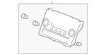 Genuine Honda Panel Assembly Front (6CD/HI/XM) (matsushita) 39106-SWA-307. Fixed Price $837.19.