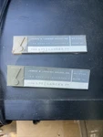 Two Vintage Jbl 77 Original Serial # Metal Badge Plates. Fixed Price $39.99.