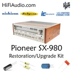 Pioneer SX-980 Rebuild Restoration Recap Service Kit Fix Repair Capacitor. Fixed Price $195.00.