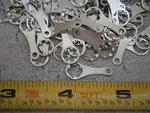 Hh Smith 1410-10 Solder Lug #10 Stud 5/8" Id 57/64" Long Brass Lot Of 15 #5275A. Fixed Price $9.95.