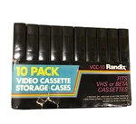 Randix VCC-10 Video Cassette Tape Storage Case Pack Vcr Vhs Beta Vintage Box. Fixed Price $49.95.