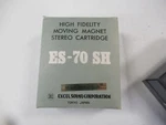 Excel ES-70 Sh Turntable Cartridge & Elliptical Diamond Stylus Nos Accessories. Fixed Price $145.50.