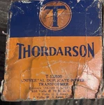 Thordarson Electric Mfg Co Transformer T-13R12 With Box. Fixed Price $39.99.