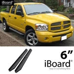Aps Running Board Black 6" Fit Dodge Ram 1500 2500 3500 Quad Cab 02-08. Fixed Price $219.99.