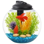 3-GALLON Fish Tank Starter Kit Power Filter, Led Light, Full Hood Ideal. Fixed Price $59.39.