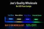 (4) 8V Led Fuse Lamps/bulbs/ Pioneer SPEC-2 & SPEC-4 Stereo Power Amp. Lights. Fixed Price $7.76.