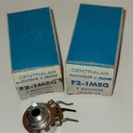 Vintage Nos Centralab Fastach F2- 1 Meg Taper Potentiometers. Fixed Price $14.95.
