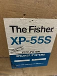 "the Fisher" XP-55S Stereo Speaker Pair Original Box. Fixed Price $230.00.