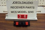 Mcs Model 3245 Speaker Terminal & Mounting Screws Tested Parting Entire Out. Fixed Price $19.99.