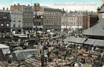 Market Day Hamilton Ontario Canada 1908 Horse Carts Vintage Postcard. Fixed Price $8.78.