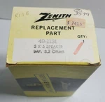 Vintage Zenith 49-1131 3X5 Speaker Nos B2/E1. Fixed Price $29.50.
