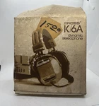Vintage 70S 80S Koss K-6 Alc Over Ear-cup Stereo Headphones Brown. Fixed Price $29.00.