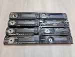 Lot Of 8 Used Working Pioneer Sony Replacement Faceplates. Missing Volume Knobs. Fixed Price $39.99.